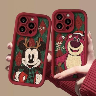 Hoạt Hình Ốp Điện Thoại Mềm Chống Sốc Cao Cấp In Họa Tiết Đính Đá Cho iphone15promax 14 13 12 11 xsmax xr 8plus 7