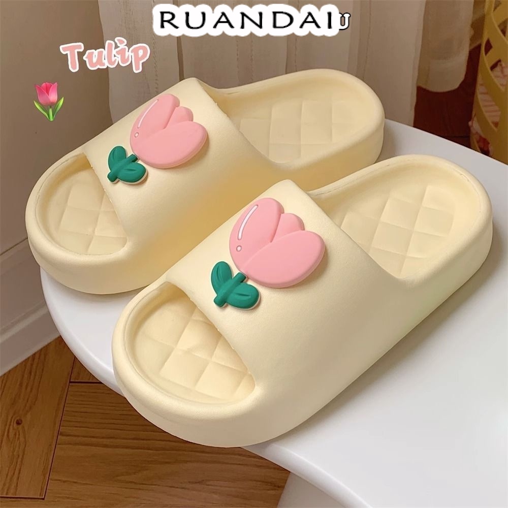 RUANDAI dép đi trong nhà bánh mì dép Đàn hồi tốt Thời thượng Sang trọng Thể thao và thời trang FYT23A0O0P 42Z231019