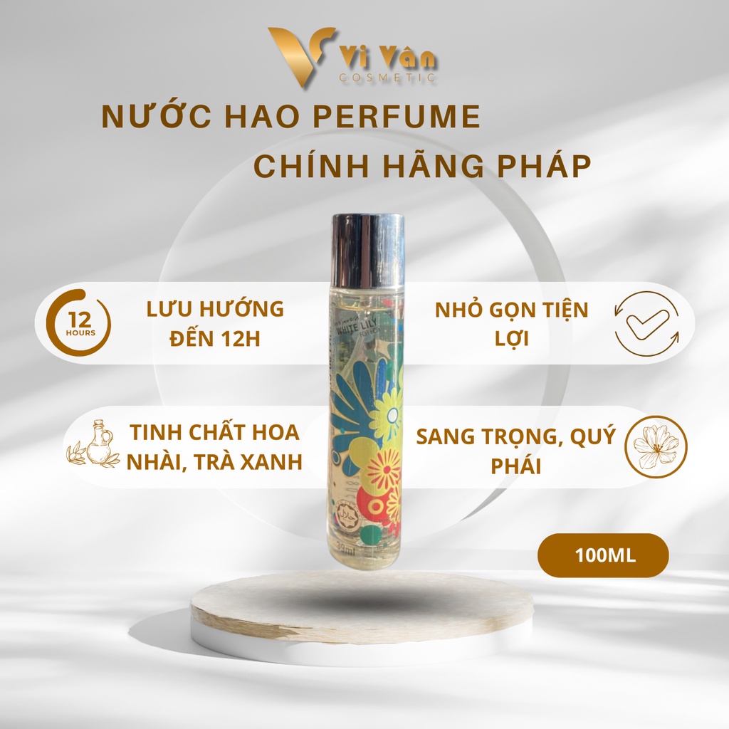 Nước hoa nam nữ thơm lâu chính hãng pháp PERFUME GENERIC nc dạng xịt bỏ túi Vi Vân