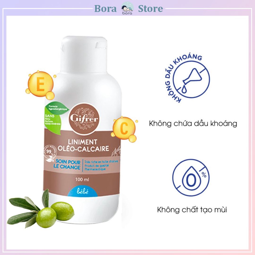 Kem hăm tã Gifrer Liniment Oléo Calcaire 100ml