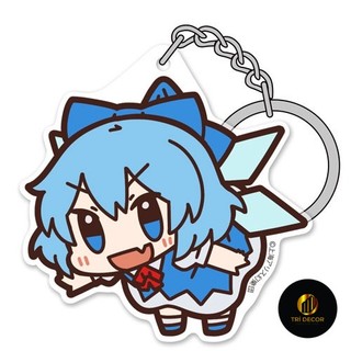 Móc khóa Touhou Project Cirno game Phụ kiện trang trí túi xách Balo