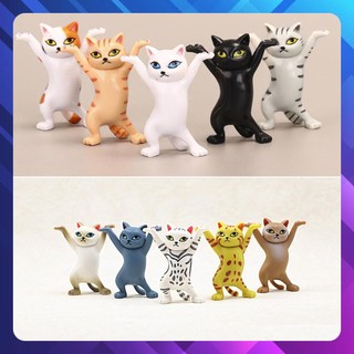 Combo Mô hình mèo tiểu cảnh bê đồ đáng yêu