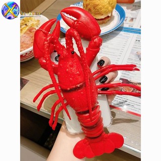 Mô Phỏng Giải Nén Tôm Hùm Ba Chiều Thích Hợp Cho Apple 14 / 13 / 11 Ốp Điện Thoại Vui Nhộn iPhone 15Pro Max / XSPROMAX / 15 Series Phong Cách Mới Tricky Girlfriends 8F5C