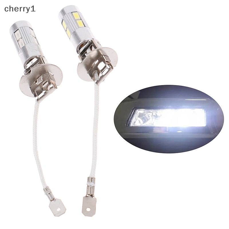 Bộ 2 Đèn LED H3 H1 Công Suất Cao Chống Sương Mù Cho Xe Hơi