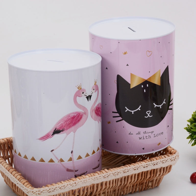 [Heo đất] Chỉ được khuyên dùng không thể vào Flamingo Piggy Bank Piggy Bank Bank Bank Bank Tiền giấy