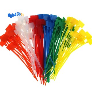 Set 250 dây rút đánh dấu dây cáp mạng ethernet 7 màu tiện dụng