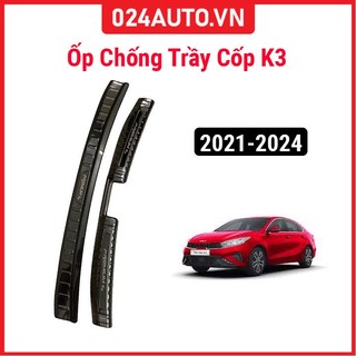 Ốp chống trầy cốp trong ngoài Kia K3 2021-2024 ốp dán bậc cốp chống trầy xước, trang trí xe hơi