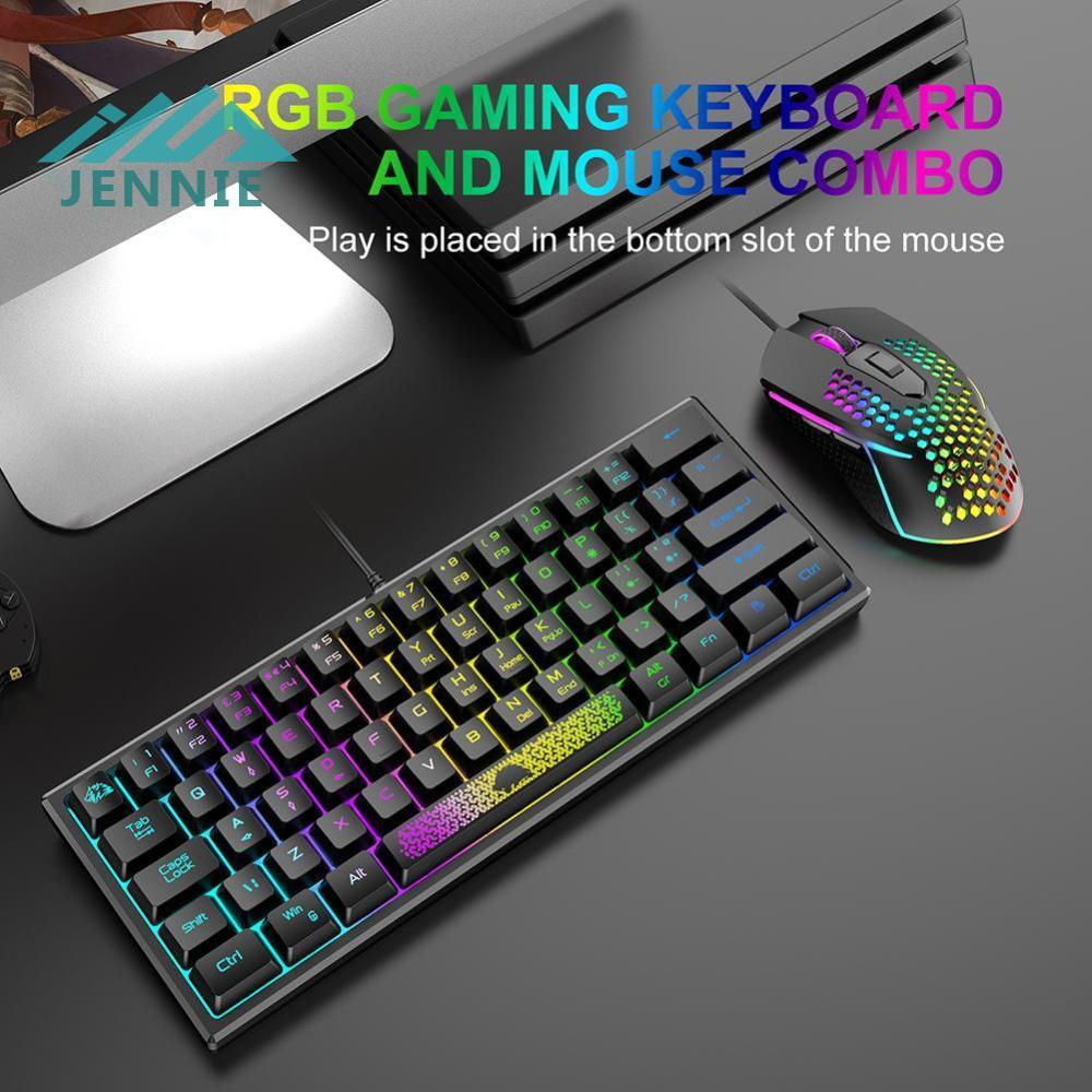 ❥ Bàn PhíM Gaming K61 USB 60% RGB 62 PhíM, jennie1.vn ChấT LượNg Cao