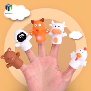 Con Rối Ngón Tay Hình Khủng Long Mini Nhiều Màu Dễ Thương Cho Bé Mẫu Giáo