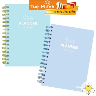 Sổ kế hoạch Klong A5 160 trang Study Planner MS 946 lò xo kép Sổ Tuệ Minh