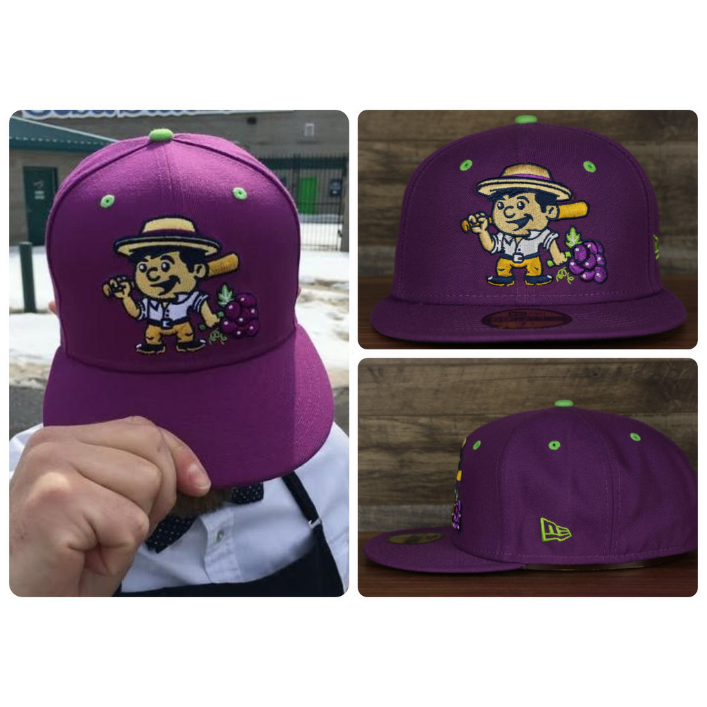 Mới Rra Tri-City Copa De La Diversion 59FIFTY Mũ bóng chày thêu bên màu tím