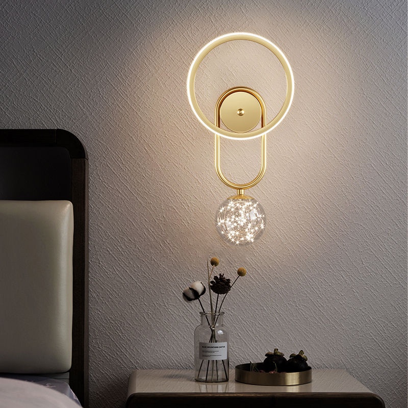 IKEE Đèn led Gắn Tường Trang Trí Phòng Khách / Phòng Ngủ Phong Cách Bắc Âu