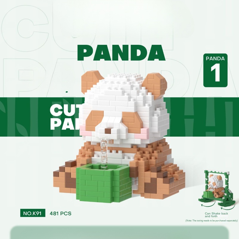 Bộ Đồ Chơi Lắp Ráp Gấu Trúc k91-k95