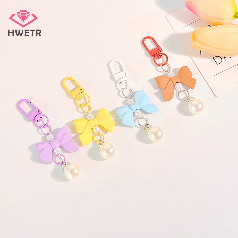 Móc Khóa Hình Nơ Màu Kẹo Ngọt y2k Dễ Thương Mới