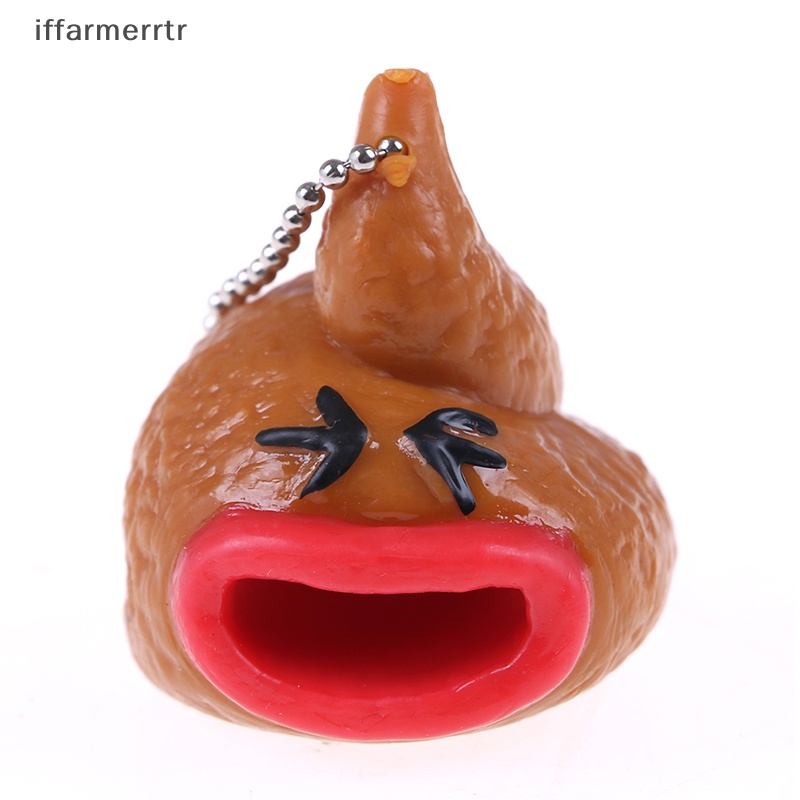 Móc Khóa Gắn Búp Bê Emoji Vui Nhộn Giảm Căng Thẳng