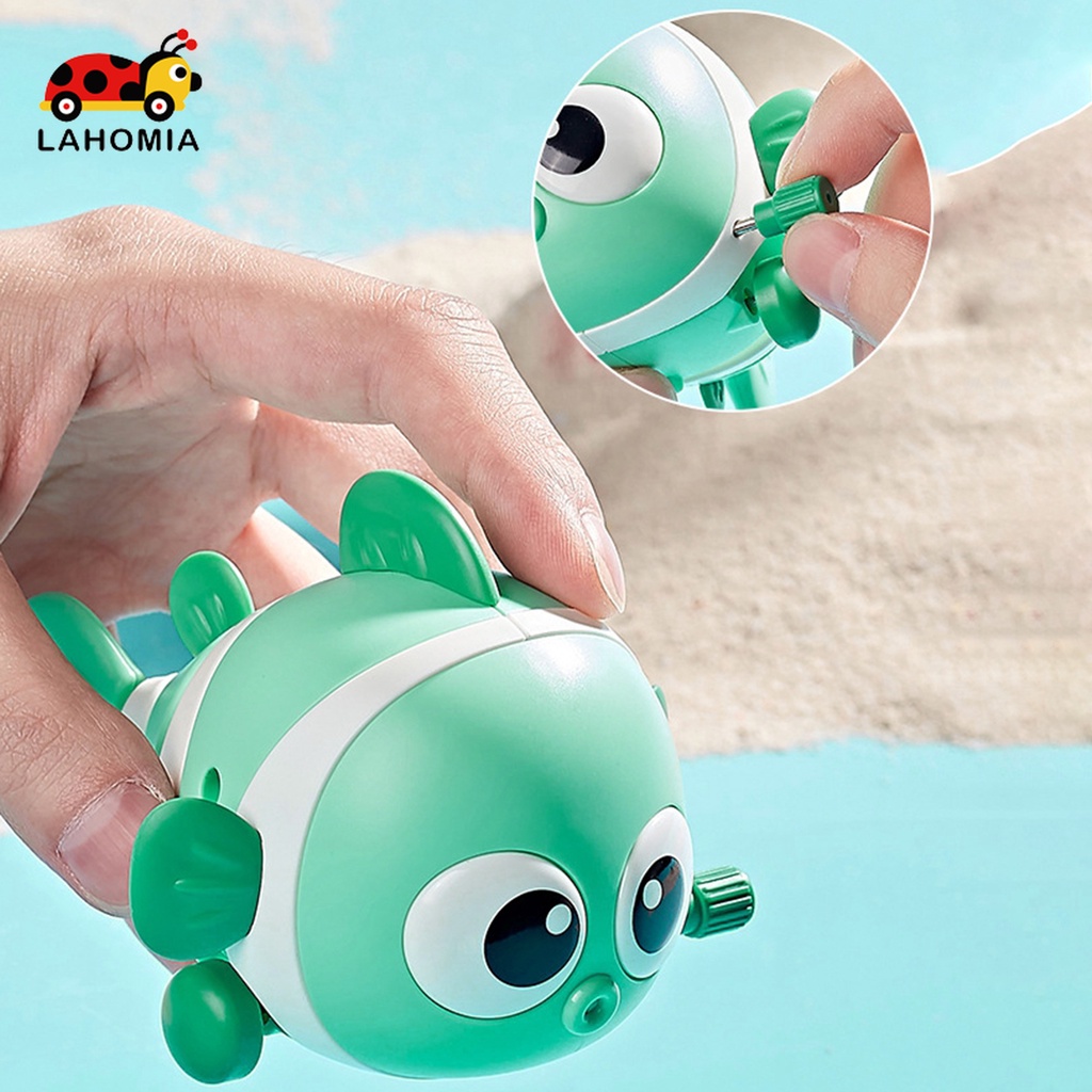 LAHOMIA Đồ Chơi Bồn Tắm Hình Cá Lên Dây Cót Vui Nhộn Cho Bé