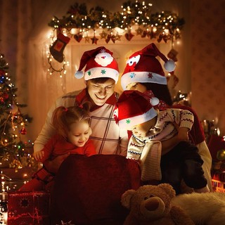 Mũ Ông Già Noel Có Đèn led Độc Đáo