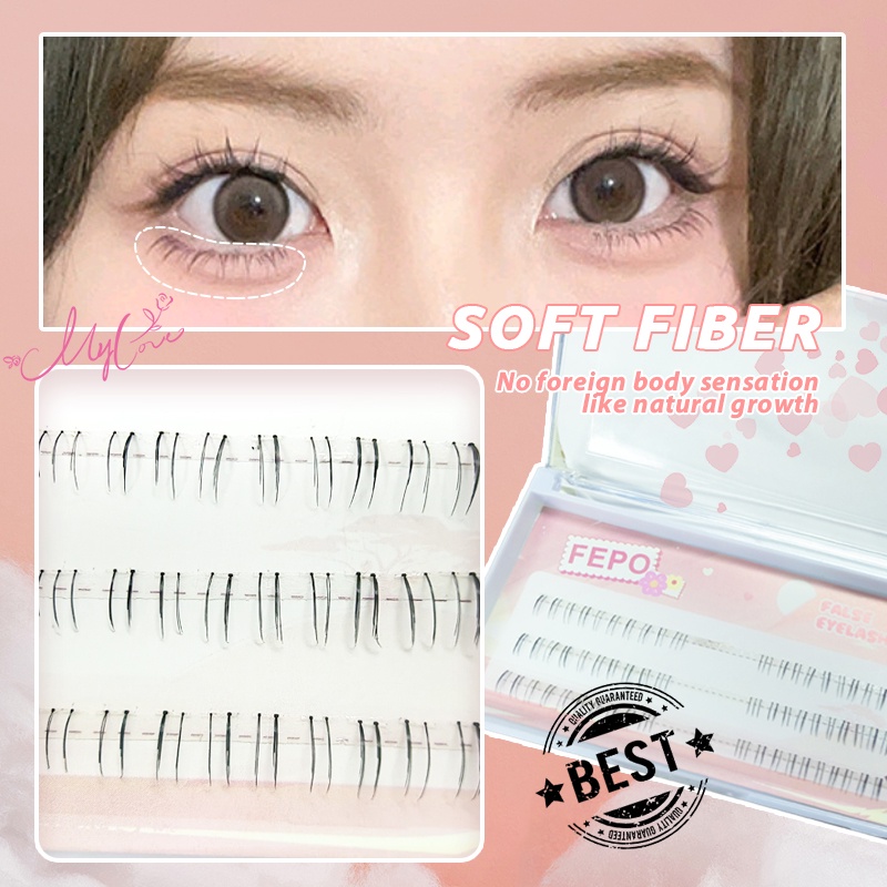 Hộp Lông Mi Giả 3 Hàng Trang Điểm Tự Nhiên 3mm-6mm