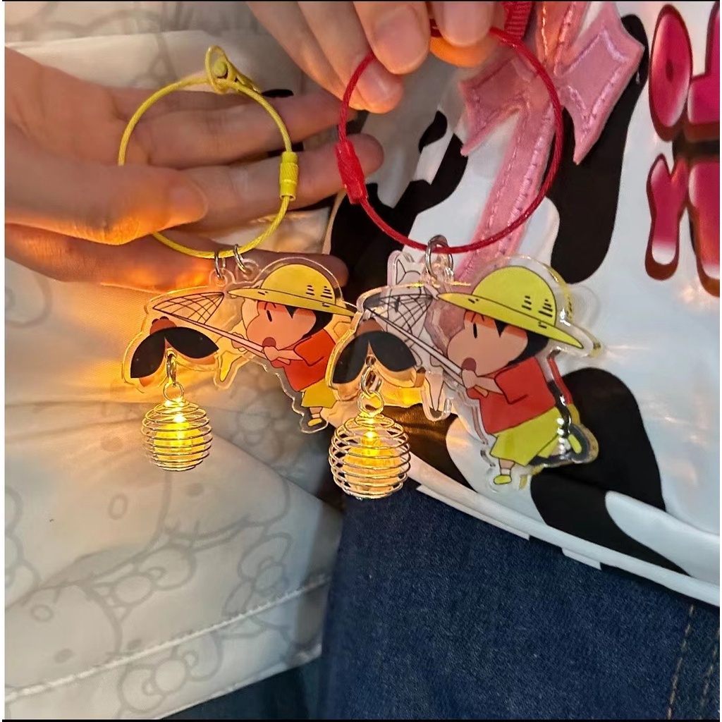 Hoạt Hình Móc Khóa Hình Cậu Bé Bút Chì shin-chan Phát Sáng Độc Đáo