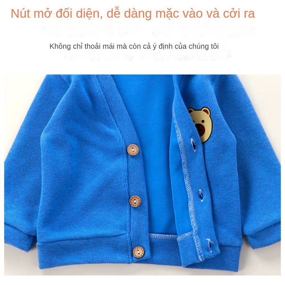 Áo Khoác cardigan Len Dệt Kim Mềm Mại Thời Trang Xuân Thu Dành Cho Bé Trai Và Bé Gái