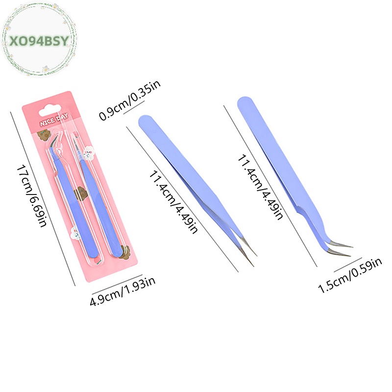 Xo94bsy set 2 Nhíp Làm Bánh Bằng Thép Không Gỉ Chống Tĩnh Điện Cho Nhà Bếp vn
