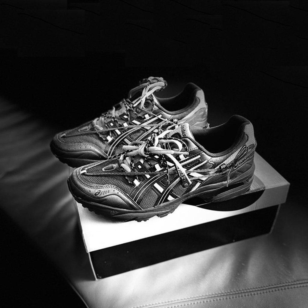 Mới Giày Thể Thao gel-1090 andersson Buộc Dây Phối Lưới Thoáng Khí Phong Cách retro