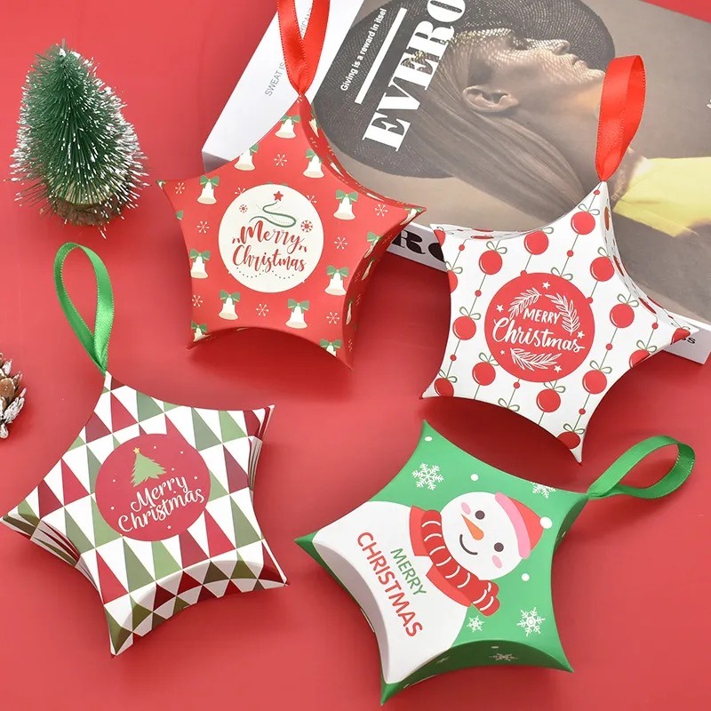 Hộp Giấy Đựng Kẹo / Quà Giáng Sinh Hình Ông Già Noel / Người Tuyết