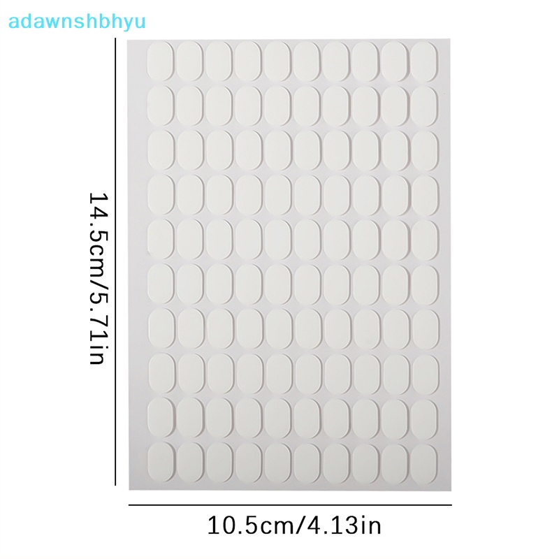 Set 100 Băng Keo Hai Mặt Bằng acrylic Trong Suốt Tự Dính Trưng Bày Móng Tay Không Cắt vn