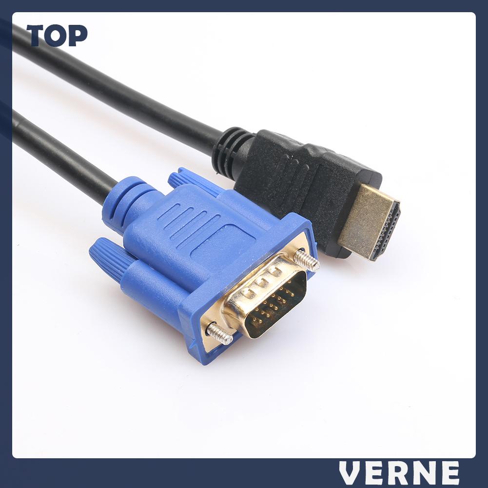 Dây Cáp Chuyển Đổi hdmi Sang vga hd 15pin 1080p 6ft