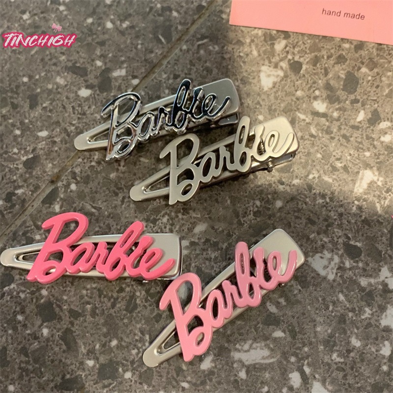 Kẹp Tóc Kim Loại y2k Hình Chữ barbie Thời Trang Cho Nữ
