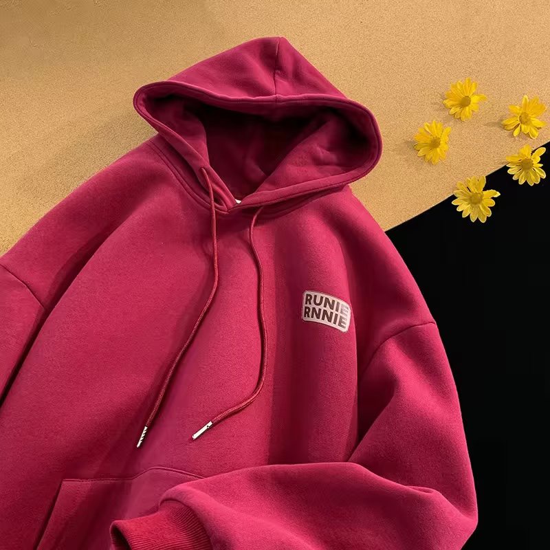 Áo Khoác Hoodie In Hoa Màu Xám Trọng Lượng Nặng Thời Trang Đường Phố Mùa Xuân Thu Phong Cách Mới Dành Cho Nam