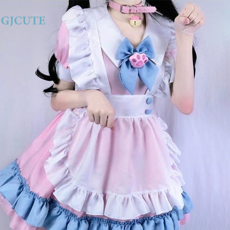 Gjcute schoolgirl Trang Phục Hóa Trang Cô Hầu Gái lolita Gợi Cảm Wd