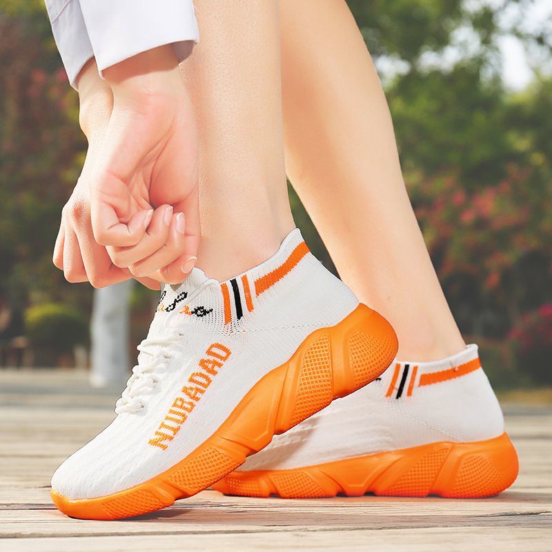 Giày Khiêu Vũ Mũi Vuông Siêu Nhẹ Thoáng Khí Chống Sốc Giày thể thao