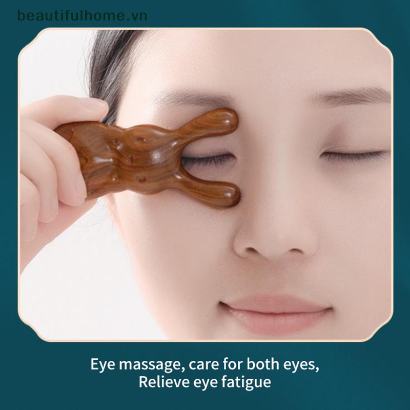 1 Lược Chải Mát Xa Cát Vàng Hình Thỏ Cho Mũi Và Mắt