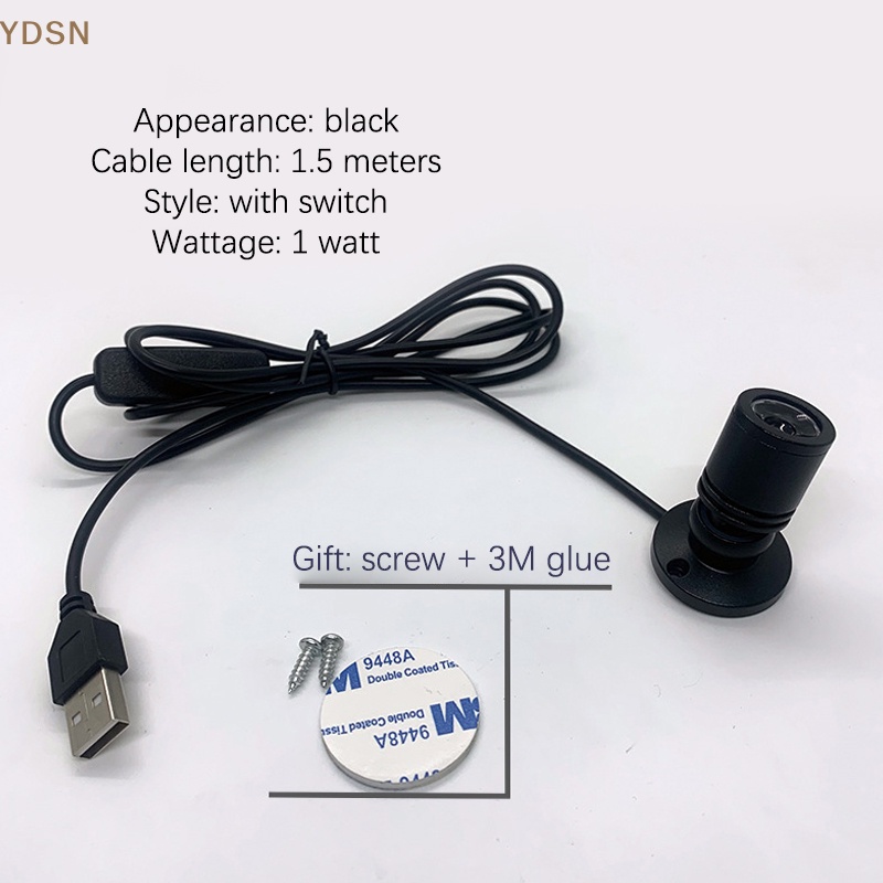 Đèn led usb 5v mini Gắn Trần Nhà Trang Sức / Tủ Trang Sức rt