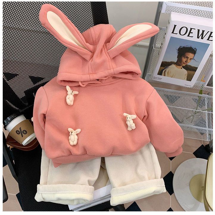 Áo Hoodie Tay Dài Phong Cách Thu Đông Mới 2023 Cho Bé Gái