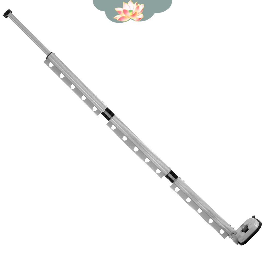 Giá Phơi Quần Áo 3 Tầng Có Giác Hút Chân Không Kèm Thanh Nối Dài Treo Tường shoptkc6039