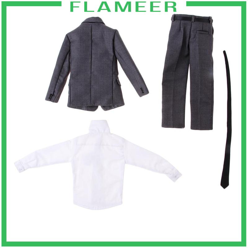 Bộ Trang Phục Màu Xám Dành Cho Mô Hình Nam 12 "Tỷ Lệ 1 / 6