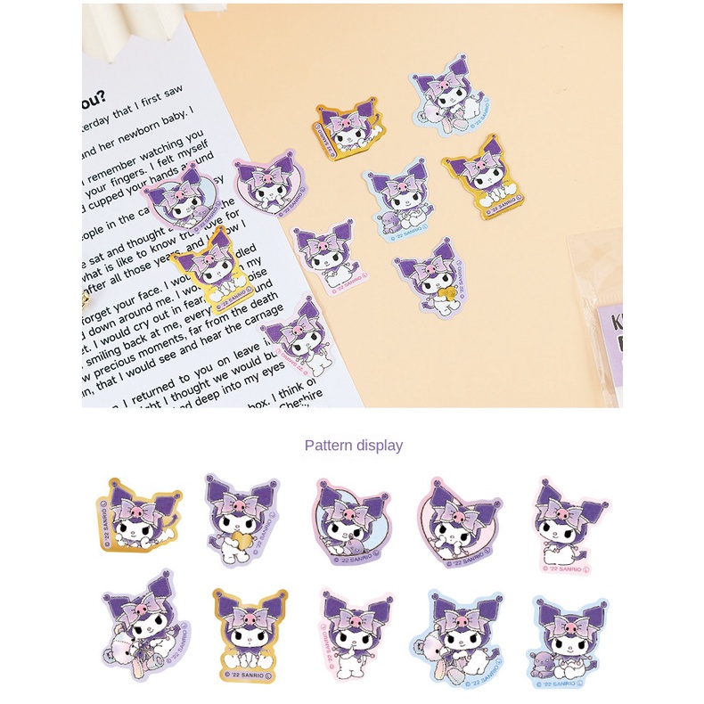 Hoạt Hình Cuộn Sticker Dán Trang Trí album Hình sanrio kuromi melody cinnamoroll