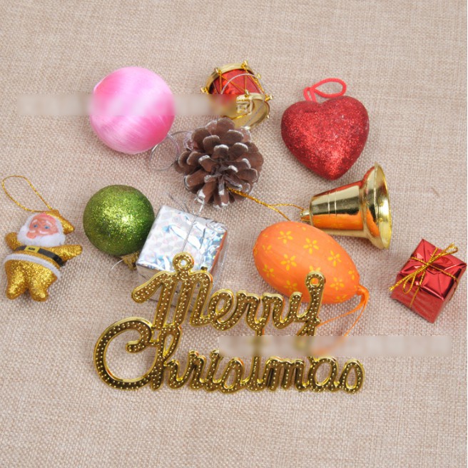 Bộ 10 Món Phụ Kiện Nhí E22 Trang Trí Noel Treo Cây Thông Sang Trọng