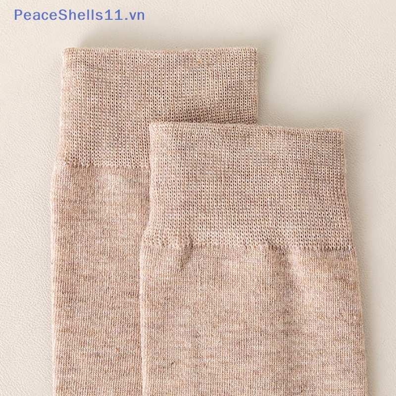 Peaceshells Vớ Thể Thao Dài Đến Đầu Gối Màu Trơn Thoải Mái Giảm Béo Cho Nữ jk Nhật Bản Dễ Thương