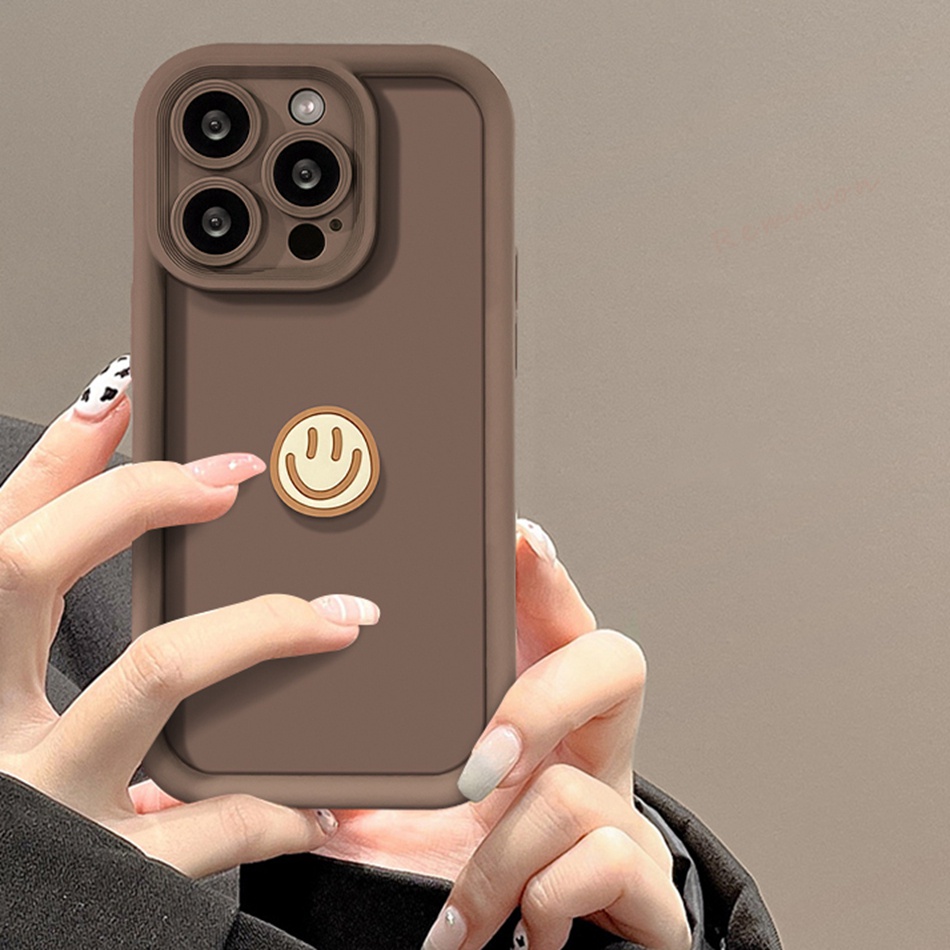 Ôp Điện Thoại Silicon Dẻo Hình Mặt Cười 3d Cho iphone 11 12 13 14 15 pro max plus 11pro 13pro 6 6s 7 8 plus x xr Xsmax 14pro 15pro Ốp