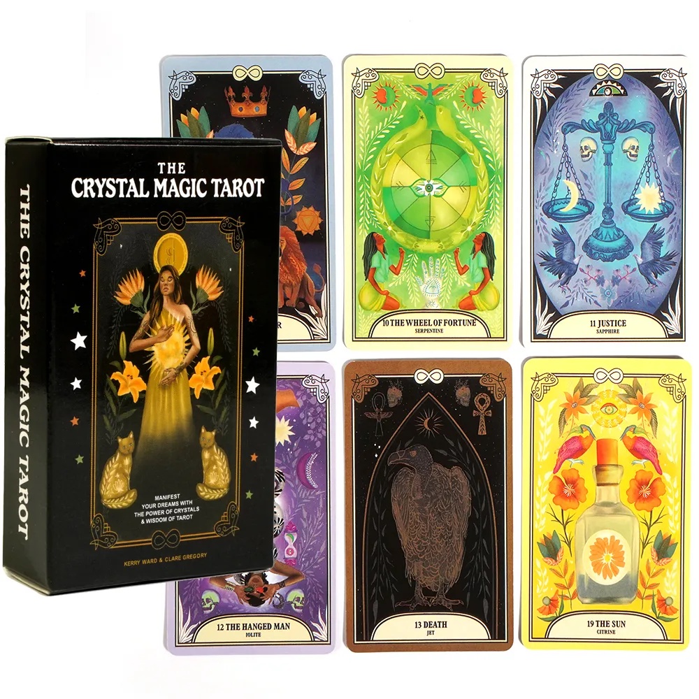 The Crystal Magic Tarot Understand and Control Your Fate with Tarot 78-card tarot deck