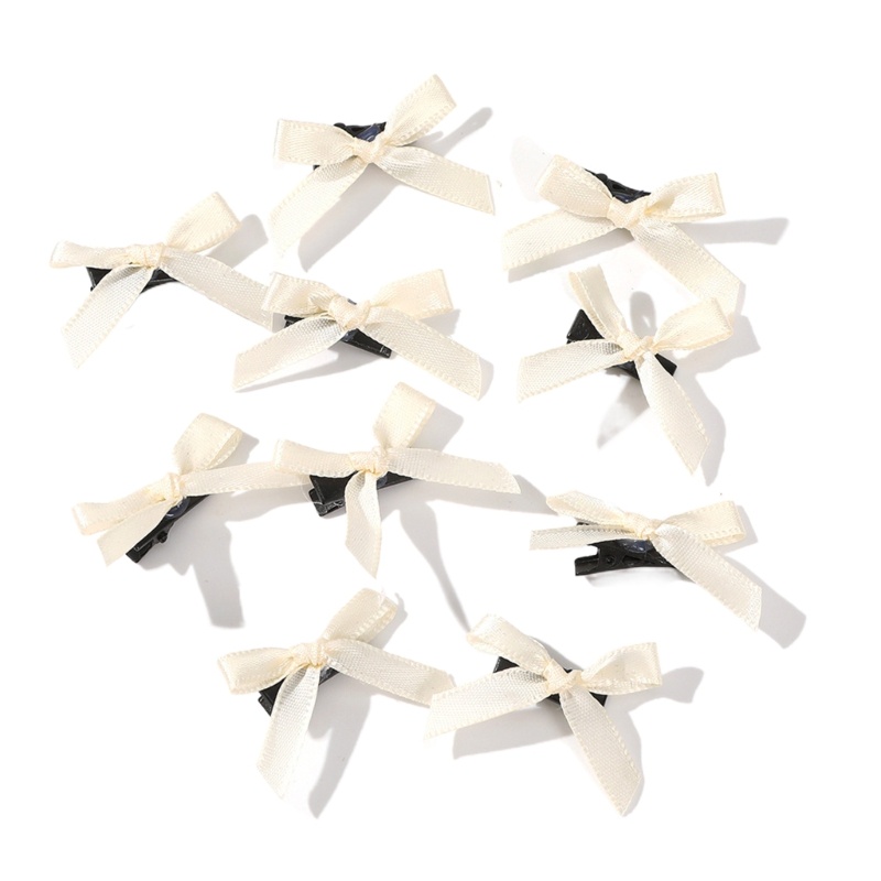 Bộ 10 Kẹp Tóc Nơ Ruy Băng y2k Phong Cách gothic Ngọt Ngào Cho Nữ