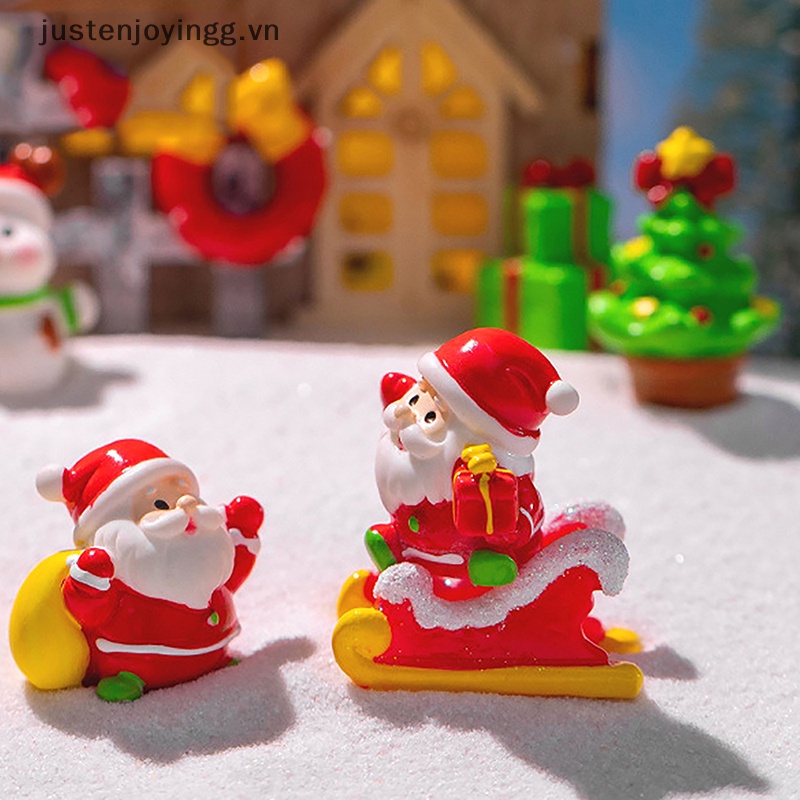 1 Bức Tượng Ông Già Noel / Gấu Tuyết / Ông Già Noel Trang Trí Bàn Làm Việc diy