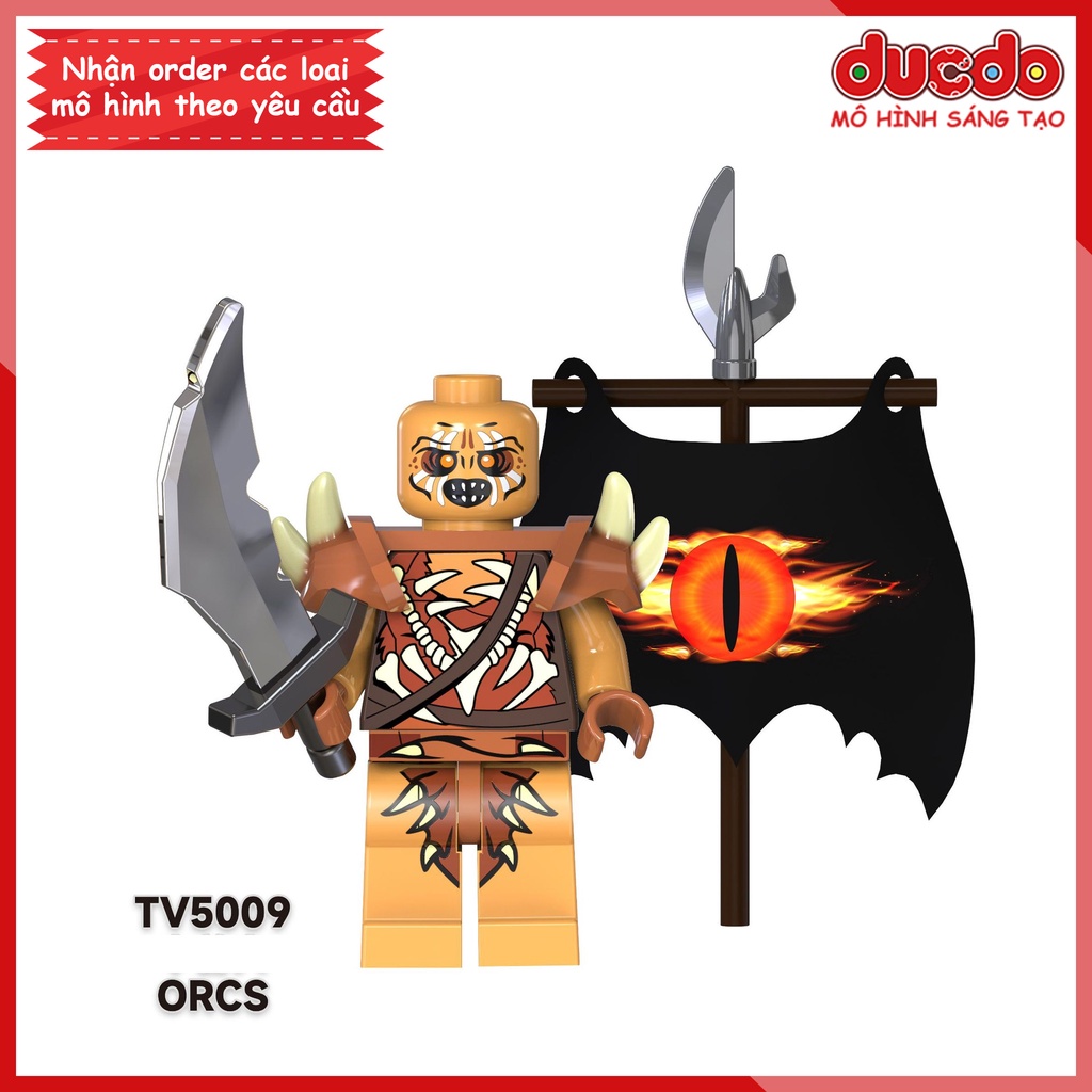 Minifigures nhân vật phim Chúa Tể Những Chiếc Nhẫn tuyệt đẹp - Đồ chơi Lắp ghép Xếp hình Mô hình Mini TV6402