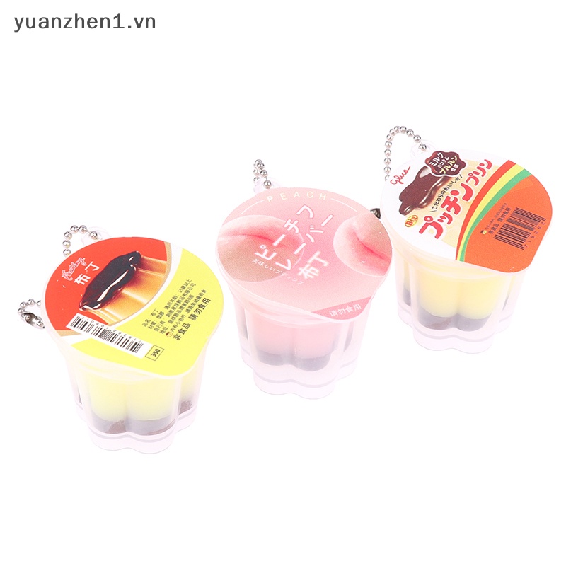 Zhen Móc Khóa Mặt Đồ Chơi Giải Tỏa Căng Thẳng Hình Thức Ăn Mới Lạ Trang Trí Ba Lô Giảm Căng Thẳng vn