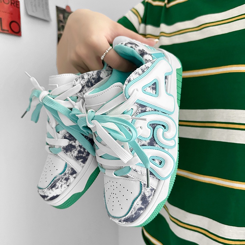 Giày Trượt Ván AJ Đế Dày Phong Cách hip hop Đường Phố Cho Nam Và Nữ QAQ359