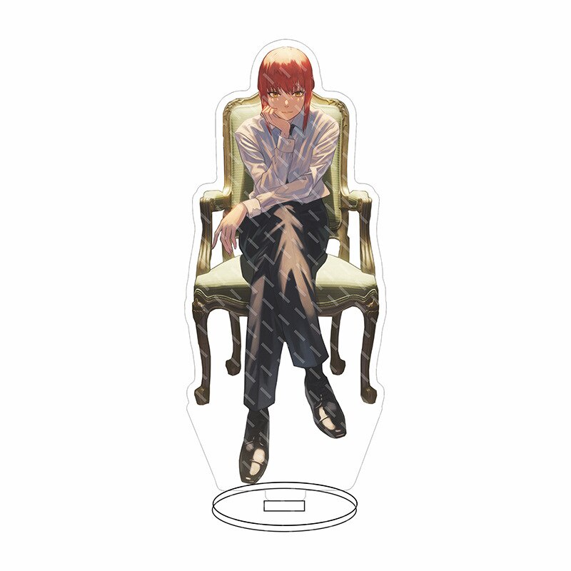 Mô hình Standee Japan Manga Anime Chainsaw Man Power Makima Higashiyama Kobeni mica trong anime chibi trưng bày
