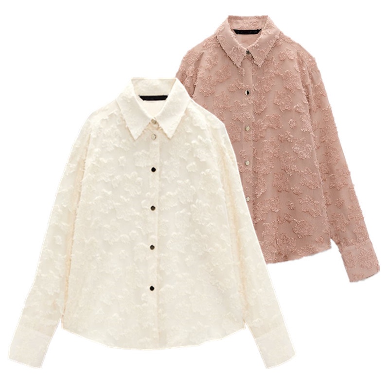 Áo Sơ Mi Dài Tay Thiết Kế Mới Cao Cấp Thời Trang Dành Cho Nữ 8089705